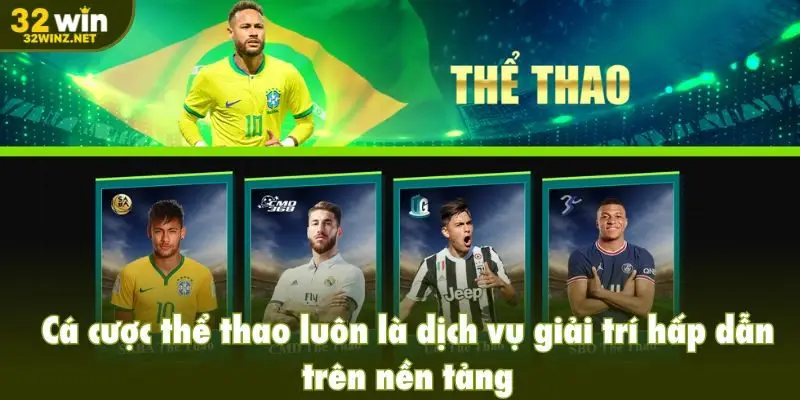 Cá cược thể thao luôn là dịch vụ giải trí hấp dẫn trên nền tảng